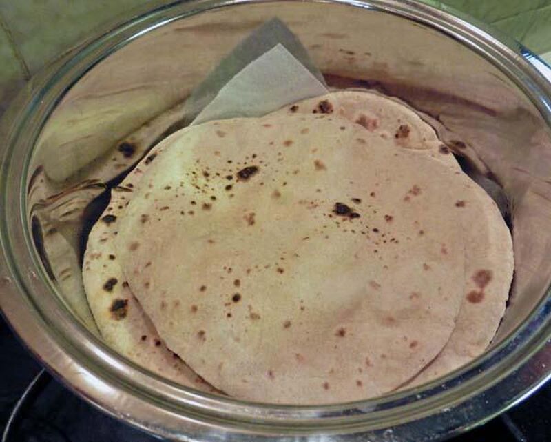 Chapatti or Roti or Phulka 1, Indian Flat Bread  - picture