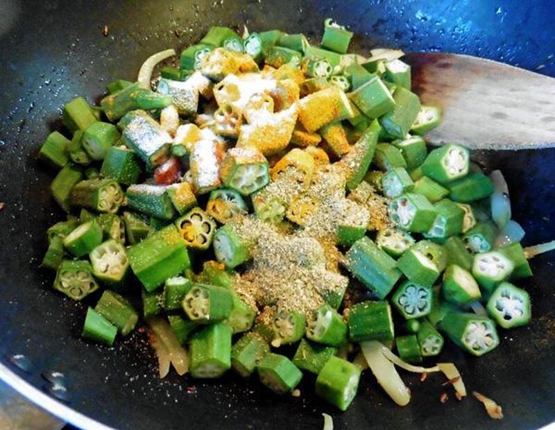 Basic Recipe For Vegetable Bhaji/Sabji 1, With Onions and Garlic - picture