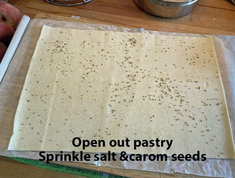 Namkeen Parae, Savoury Pastry Squares Made From Ready-Made Short Crust Pastry - picture