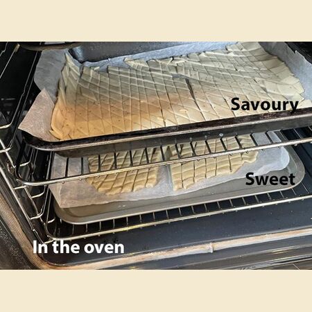 Namkeen Parae, Savoury Pastry Squares Made From Ready-Made Short Crust Pastry