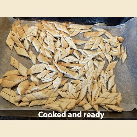 Namkeen Parae, Savoury Pastry Squares Made From Ready-Made Short Crust Pastry